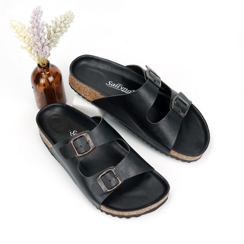 Sandal Wanita 2 Ban Simple Casual (PLM 02)