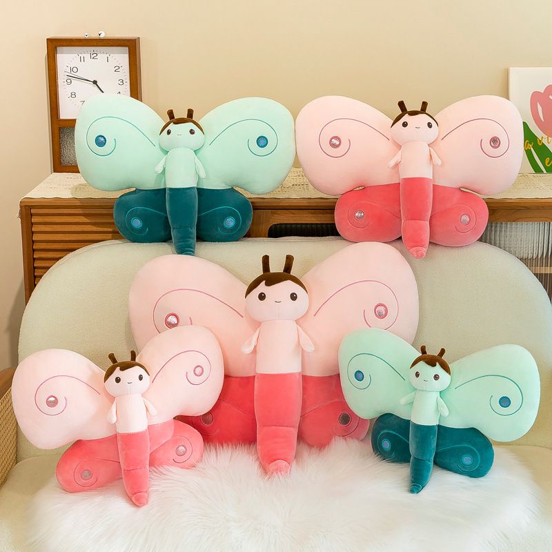 Mainan Bantal Plush Butterfly Adorable Cocok Untuk Dekorasi Rumah Dan Memberikan Hadiah!