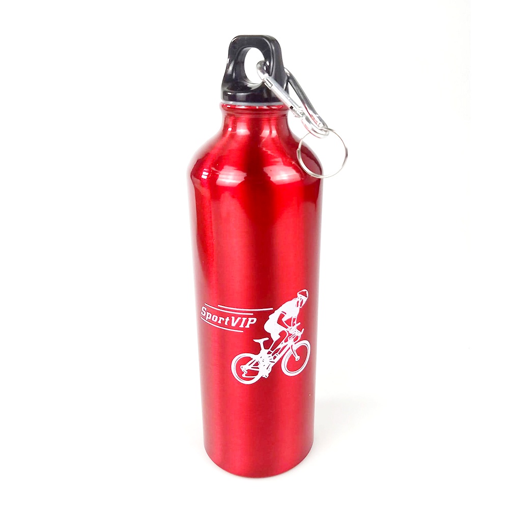 TaffSPORT Botol Minum Olahraga Aluminium 750ml Free Karabiner