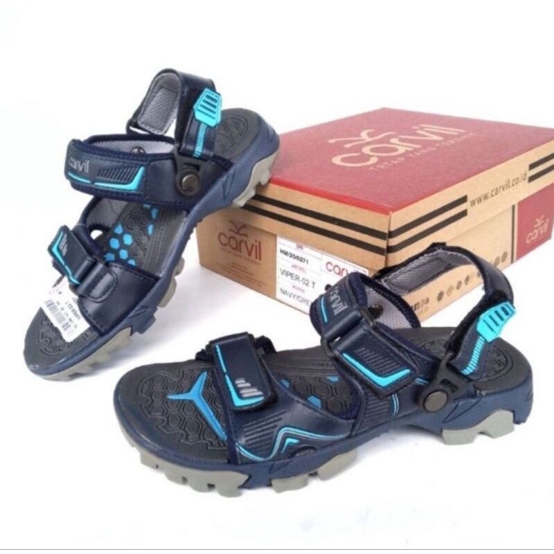 CARVIL VIPER 02 NAVY/GREY| SANDAL GUNUNG ANAK ORIGINAL 100%