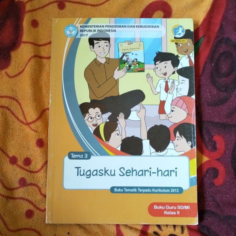 ORIGINAL BUKU GURU TEMA 3 TUGASKU SEHARI HARI KELAS 2 SD
