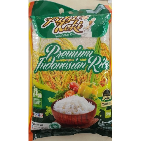 

Beras Putri Koki Hijau Kemasan 5kg 10 kg 25 kilo