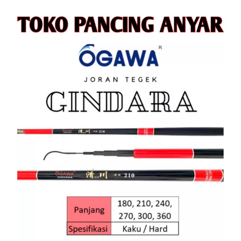 joran tegek ogawa gindara carbon ros pendek
