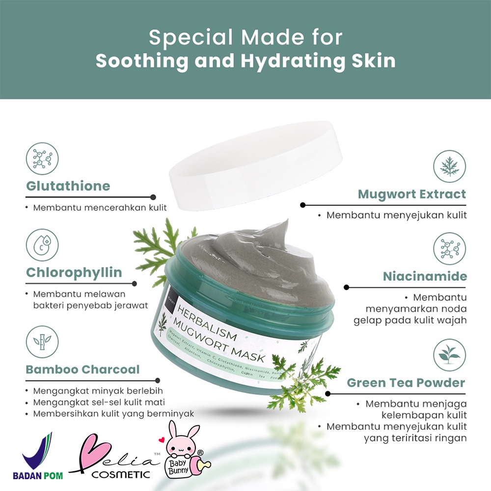 ❤ BELIA ❤ SCARLETT Whitening Gel Mask Series | Masker Wajah | Masker Gel | BPOM