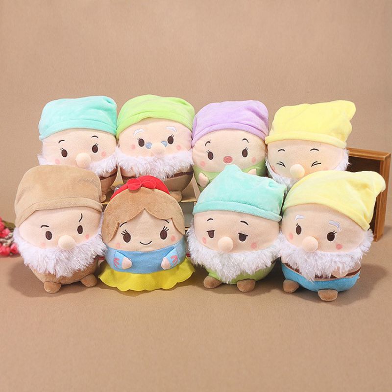 boneka kurcaci dan putri salju disney ufufy new tag. 7kurcaci seven dwarfs.snow white.ufufy.disney