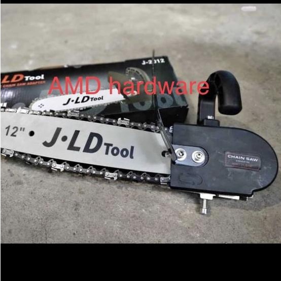 Electric Mini Chain Saw Adapter Gerinda Gergaji Kayu 12" JLD Chainsaw - MERK JLD