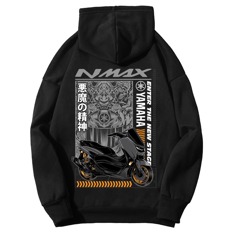 HOODIE FLEECE SUNMORI MOTOR NMAX ONI DEMON BANGKAOS