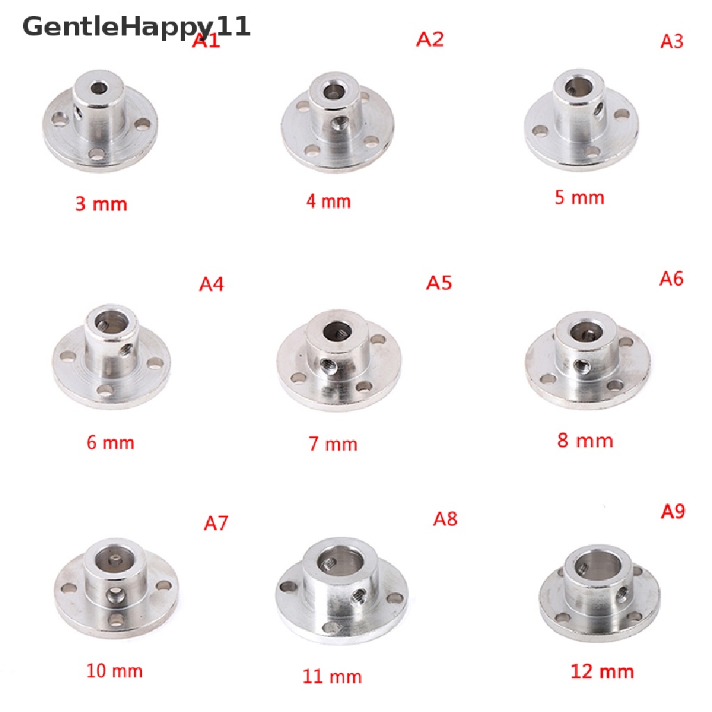 Gentlehappy 3 /4 /5 /6 /7 /8 /10 /11/12mm Kaku flange coupling motor guide shaft coupler id