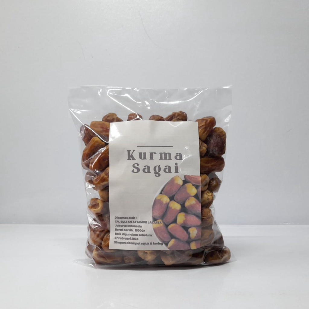 Kurma Sagai 1kg/Kurma Susu/Kurma Madinah Sagae