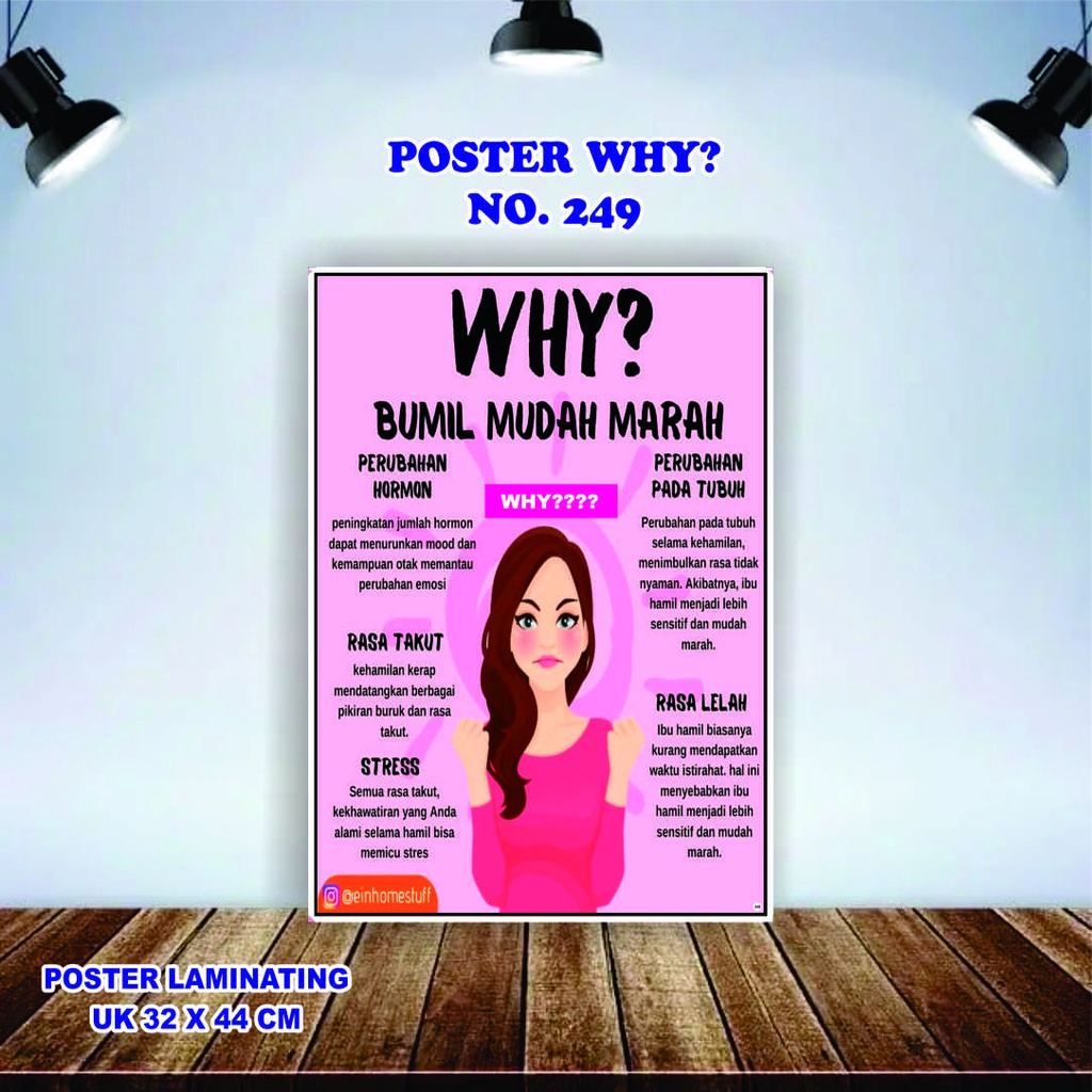 POSTER DINDING KESEHATAN WHY? ( 249 )