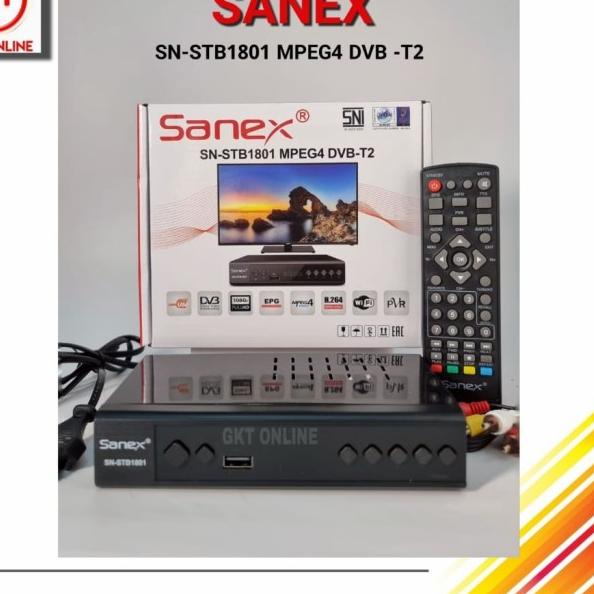 Set Top Box Sanex SN-STB1801 DVB-T2 /Receiver Tv Digital STB DVB-T2 - STB Sanex, .