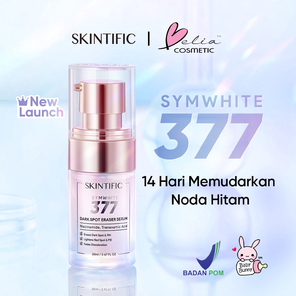 ❤ BELIA ❤ SKINTIFIC SymWhite 377 Dark Spot Serum 20ml | Penghilang Flek Hitam Mencerahkan Kulit Brightening Serum Pencerah Wajah | BPOM