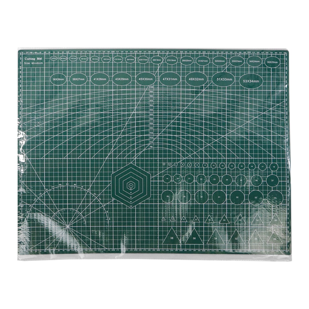 Working Pad Cutting Mat Alas Potong Papan Kerja A2 60 x 45 cm - QJ3 - Green