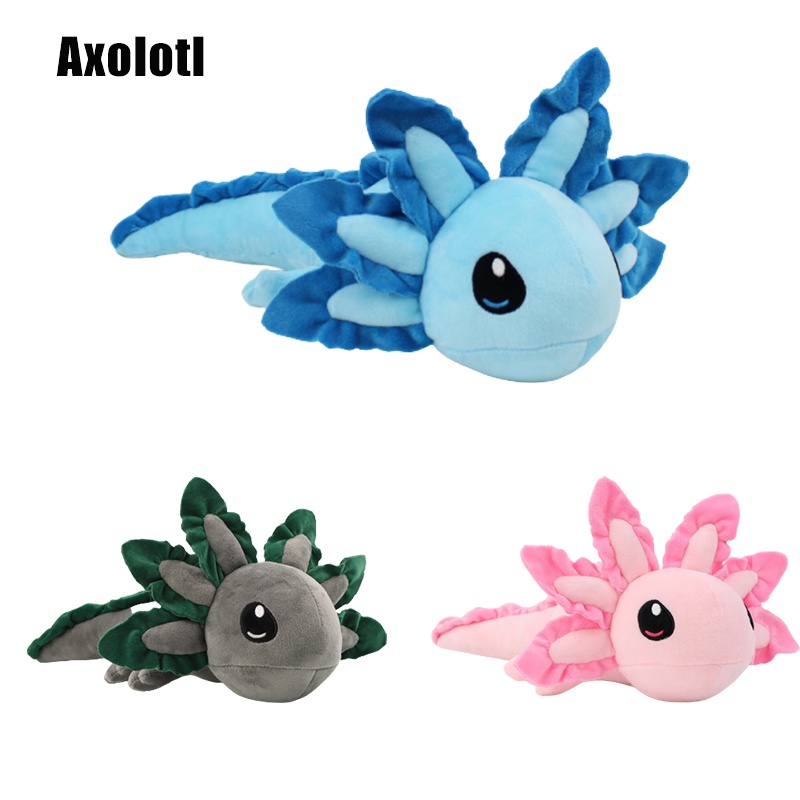 Axolotl Kartun Plush Kain Tahan Lama Dan Lembut Didesain Untuk Meringkuk