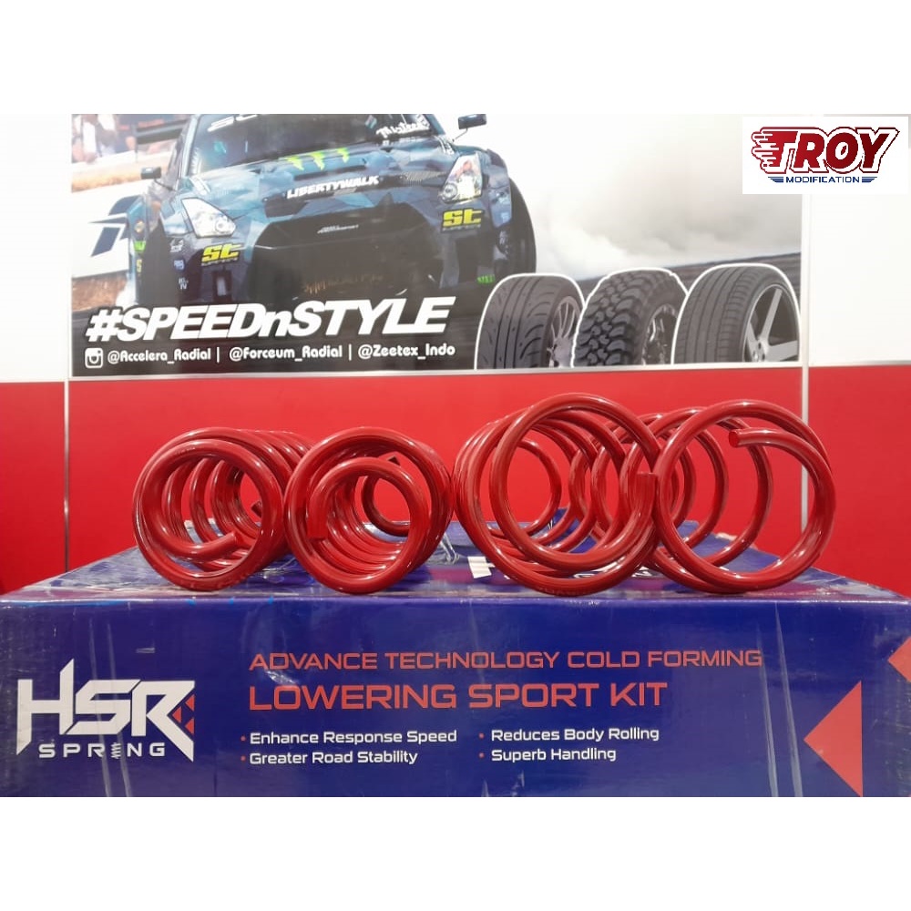 Per Ceper Mobil LOWERING KIT HSR RED SUZUKI ERTIGA 2010-2015