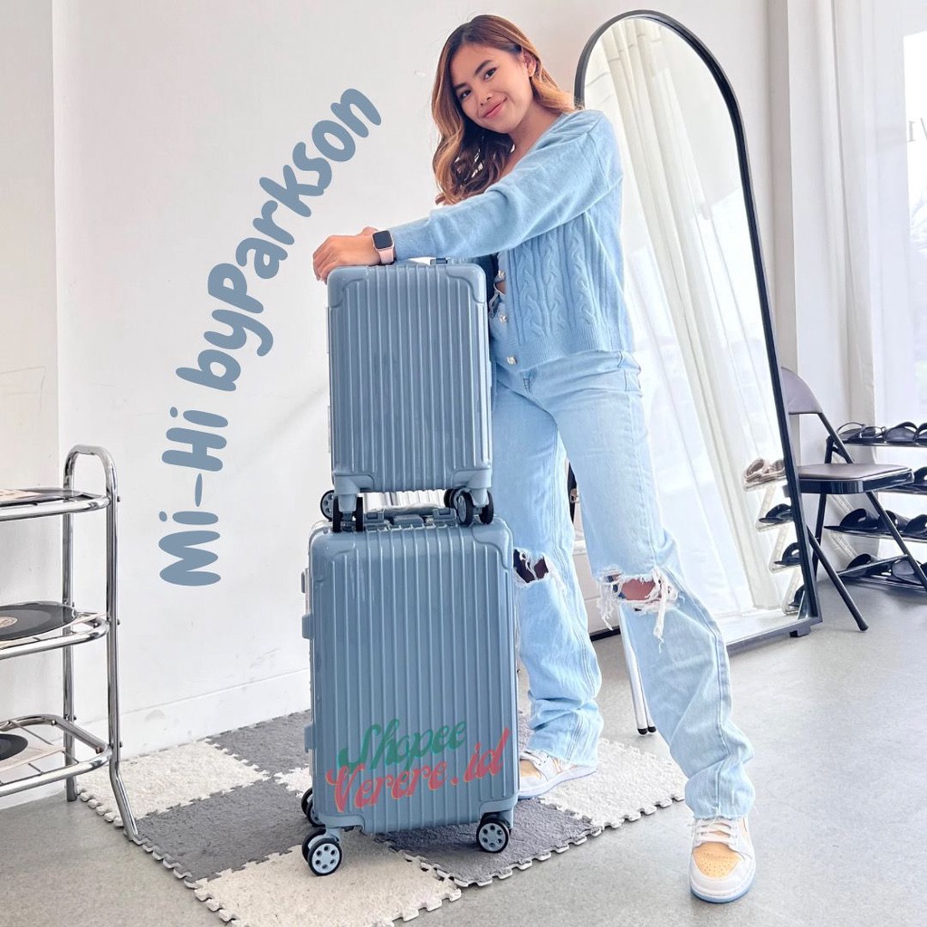 Koper Mi-Hi Petite Series Koper Mini 16 Inch TSA Lock Frame Aluminium Suitcase Koper Anti Pecah