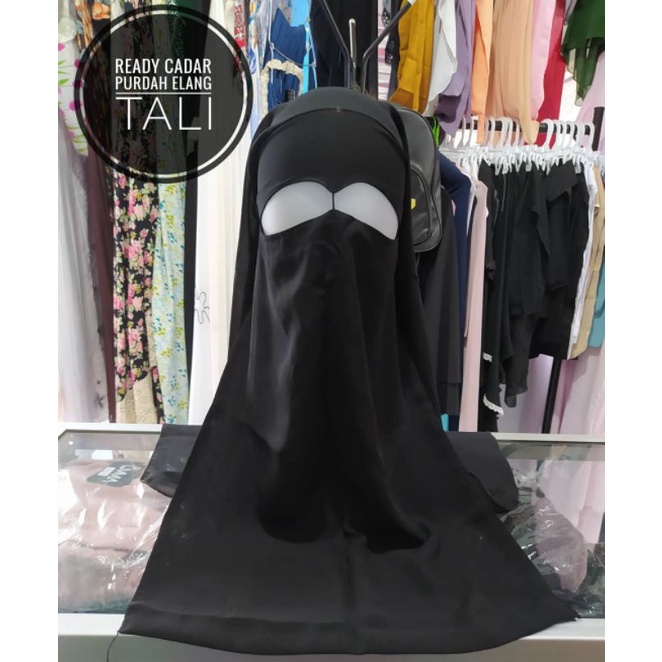 cadar purdah elang tali dan purdah wardah