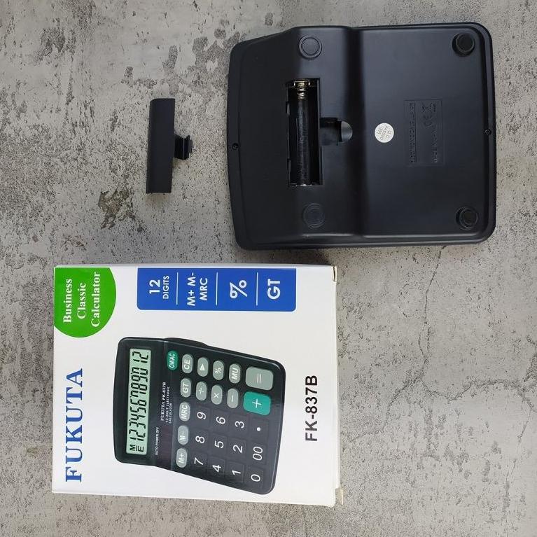 

㊍ kalkulator 12 Digit bisa pakai baterai AA ✉