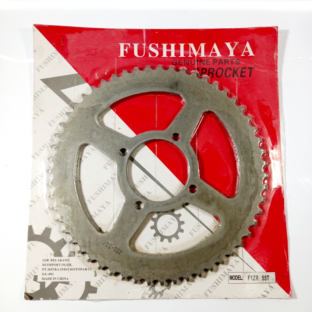 GEAR GIR BELAKANG 55T F1ZR VEGA JUPITER RXK RXS GEAR 55T F1ZR HIGH QUALITY FUSHIMAYA