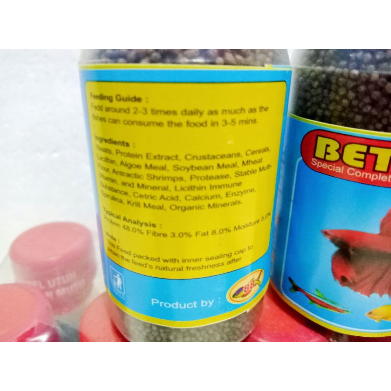 BETTA VIT BETTAVIT SUPER/PELET PAKAN IKAN IKAN BERVITAMIN