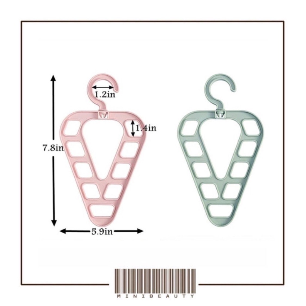 hanger 9 in 1 love gantungan baju ajaib 9 lubang hanger lemari serbaguna