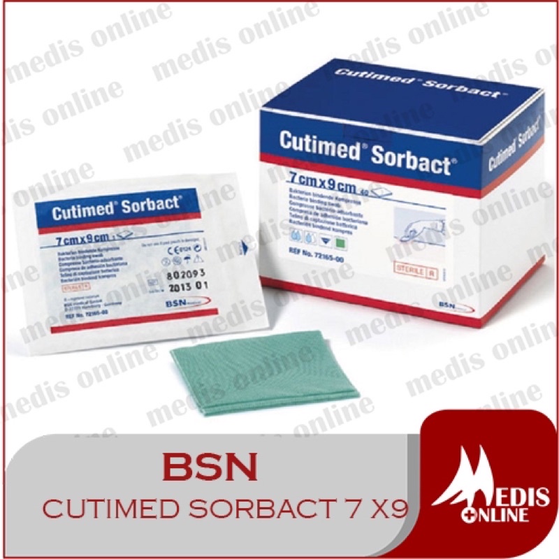 cutimed sorbact 7x9 / Cutimed sorbact 7x9cm / Cutimed Sorbact swab 7x9cm | Dressing luka yang mengik