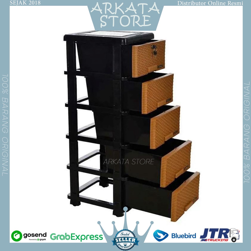 RB Contac 400 K1 / Contac 500 K1 - Rak Laci Napolly 4 susun 5 susun (Kunci + Roda)