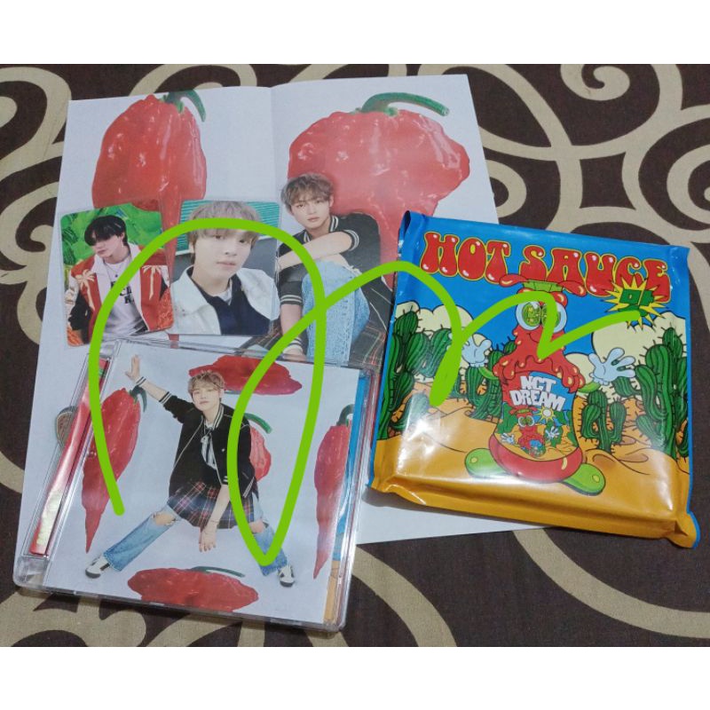 Album jewel case hotsa cover Chenle (inc fp+ AR Jeno + AR selca Haechan)