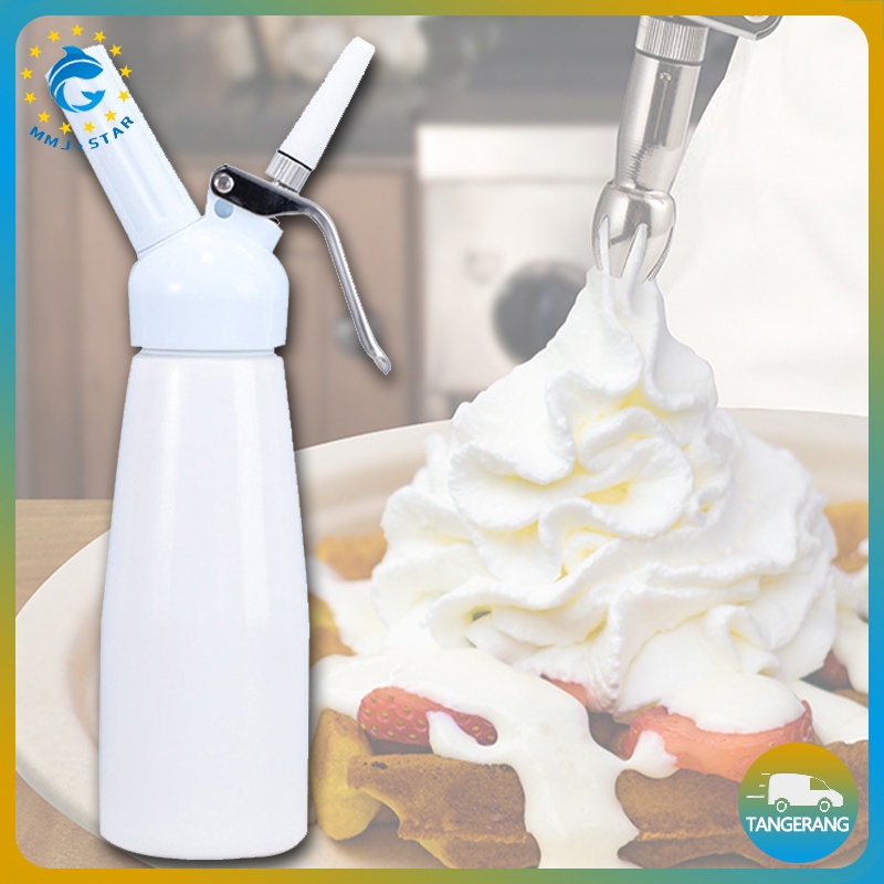 【500 ML】Cream Whipper Dispenser/Cream Semprot Whipper/Whip Cream Dispenser Aluminum Alloy/Alat Pembuat Whipping Cream