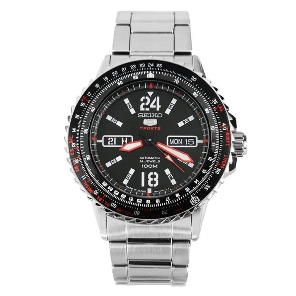 Seiko 5 Sports SRP353K1 Automatic Black Dial - Jam Tangan Pria SRP353