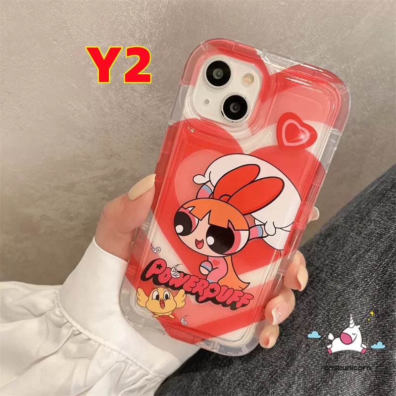 Soft Case TPU Transparan Motif Kartun Girls Untuk iPhone 11 14 13 12 Pro MAX XR 7plus 7 8 6 6S Plus X XS MAX