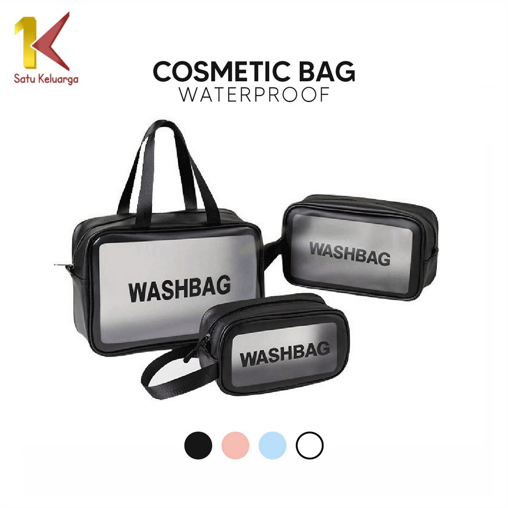 Satu Keluarga Waterproof Pouch Travel Make Up Multifungsi T40 Bag Organizer Tas Kosmetik Tas WASHBAG