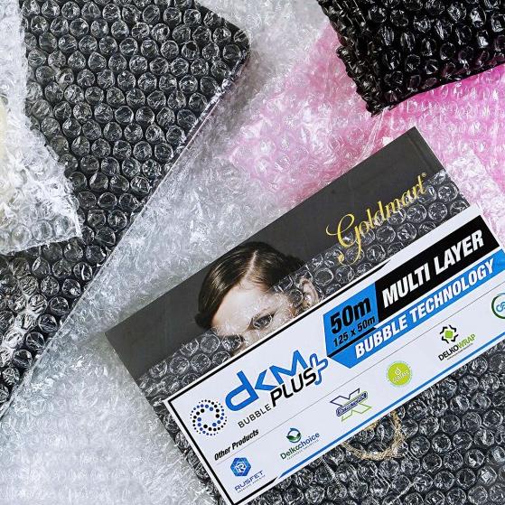 

Plastik Bubble Wrap 125cm x 50m DKM PLUS Bubblewrap ROLL - Hijau Bening