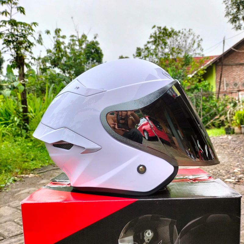 HELM REPLIKA KYT TTC (ARL 279) PAKET GANTENG KACA VENOM IRIDIUM