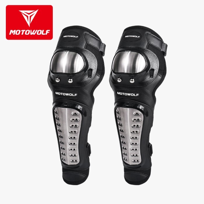 Motowolf Knee Protector Biker Pelindung Lutut Sepeda Motor Deker Motor