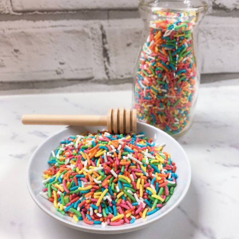 

Tulip Meises Warna Warni 100 gram (Repack)