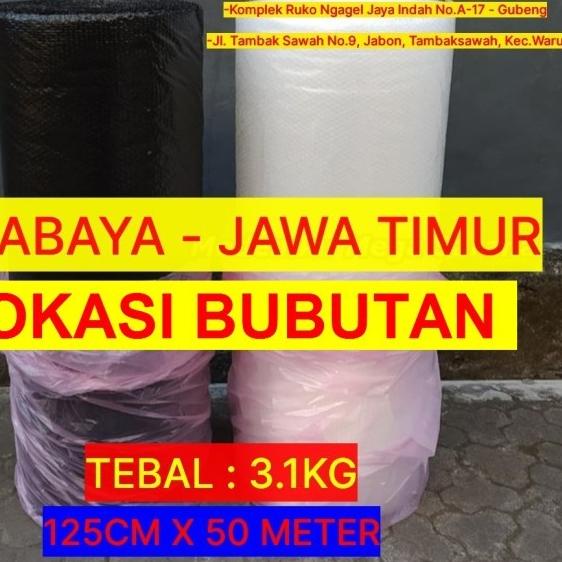 

Buble Wrap Hitam 125 Cm x 50 Meter - Tebal 2kg, Hitam