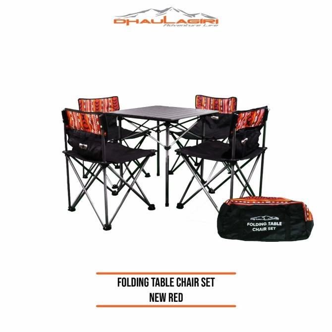Meja Kursi Lipat Dhaulagiri Folding Set Velbed stock ready