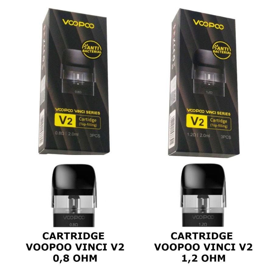 CATRIDGE VOOPOO VINCI PNP POD V2 ORIGINAL ANTI BACTERIAL / CARTRIDGE VINCI SE POD KIT