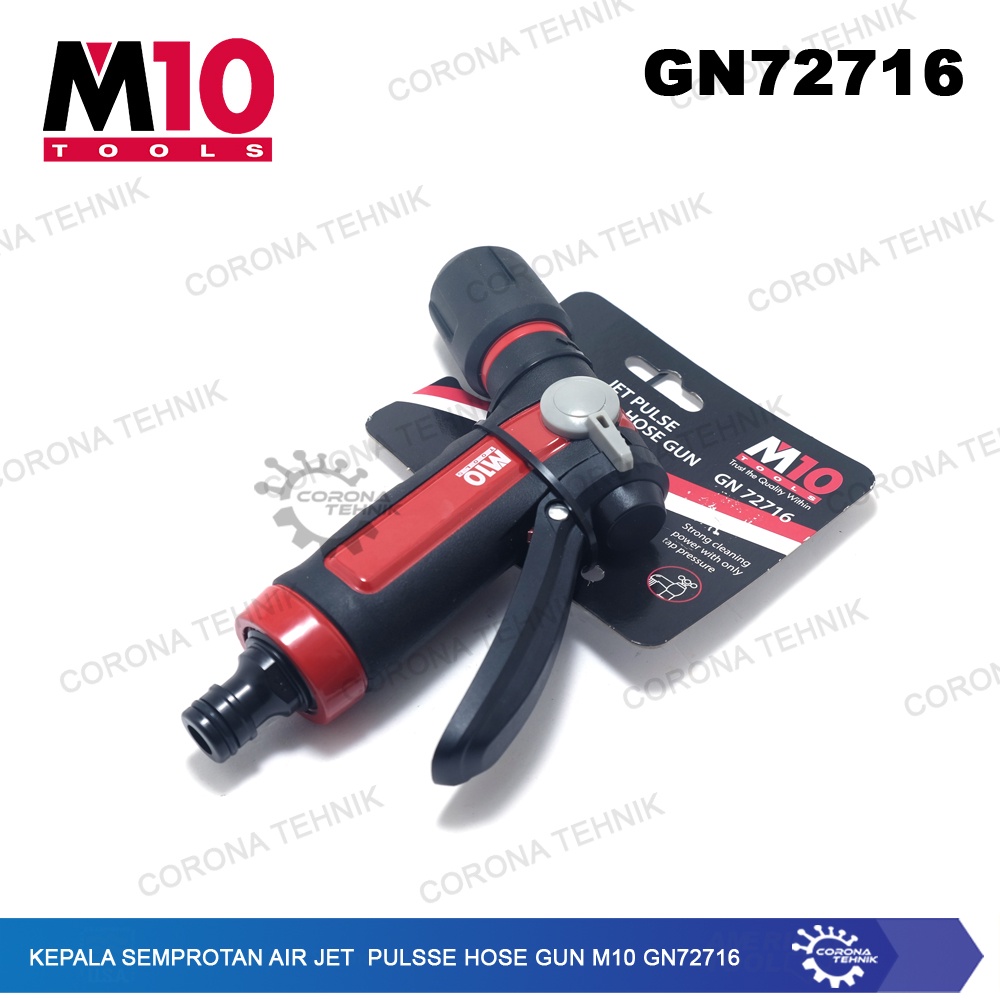 GN72716 - Kepala Semprotan Air Jet Pulse Hose Gun M10