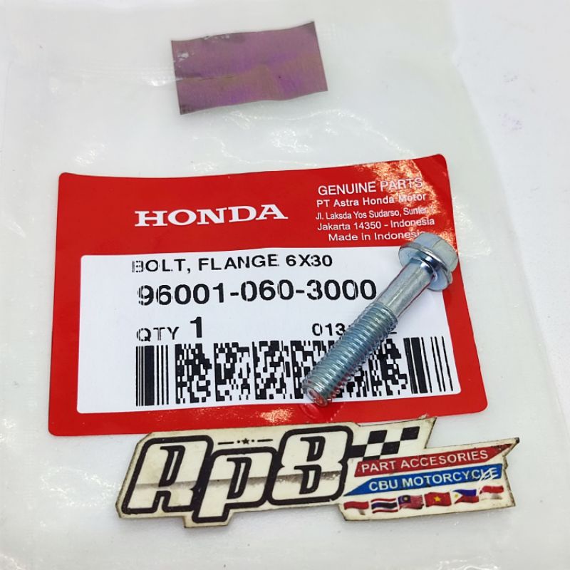 baut 10 kunci 8 bolt flange 6x30 96001-060-3000