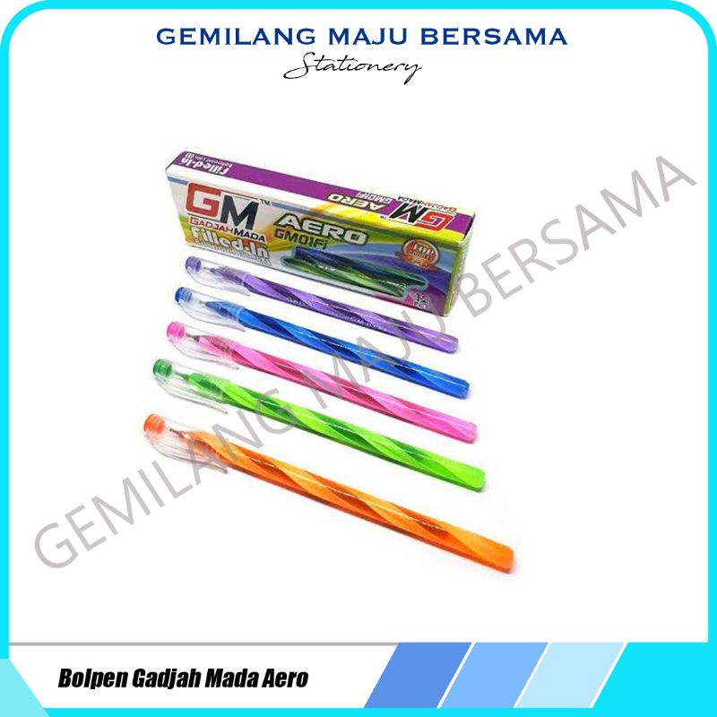 

Bolpen Gadjah Mada / GM Aero (Harga Per Lsn = 12 buah)