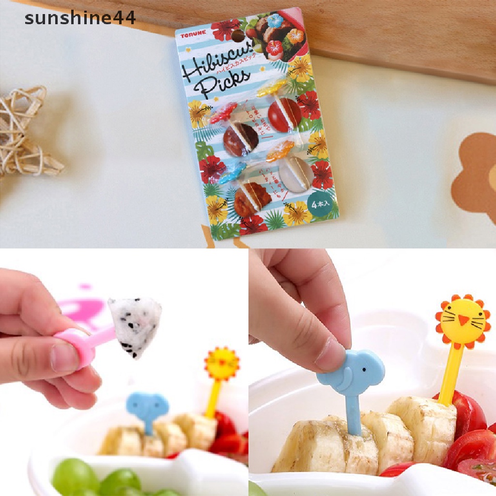 Sunshine Garpu Buah / Snack / Kue / Dessert Bentuk Kartun Untuk Anak