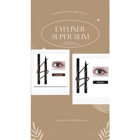 EYELINER WATERPROOF  SUPER SLIM HERBAAY
