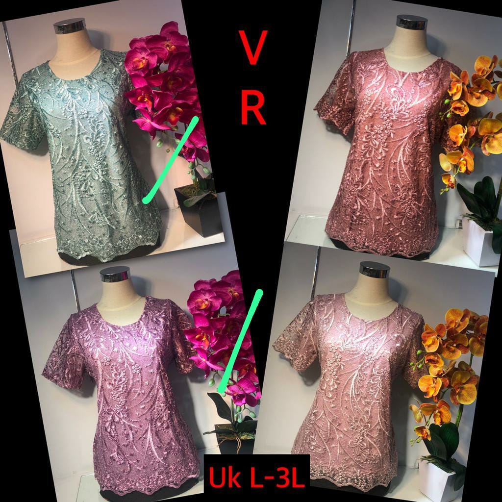 VR2 Blouse Renda Wanita 221026