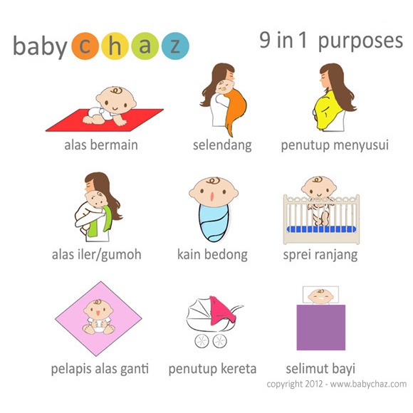 Baby Chaz Bedong Bayi Value Pack Isi 6pcs/pack (Tersedia Varian Warna)