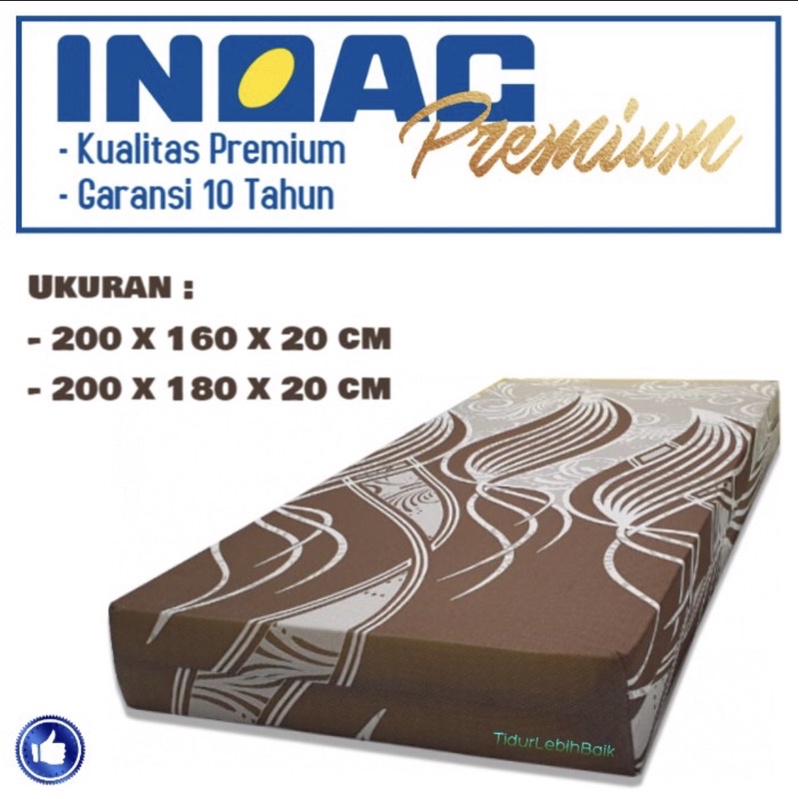 Kasur Busa INOAC Premium Tebal 20cm GARANSI 10 TAHUN