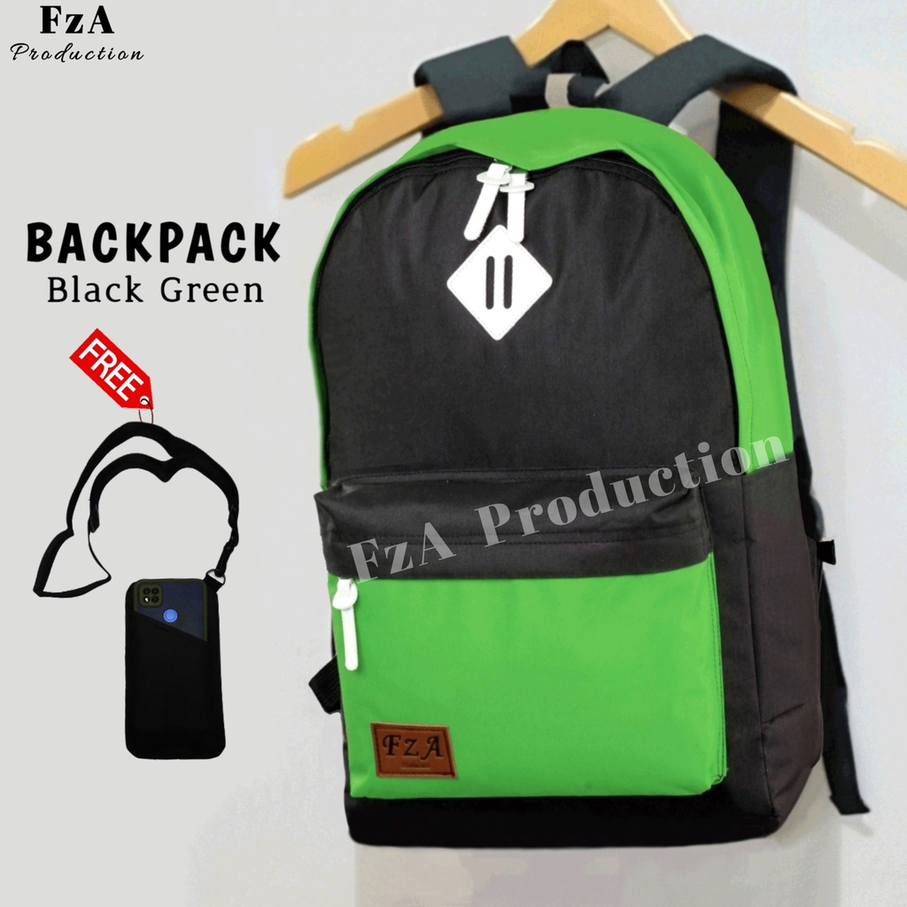 Big Promo..Tas Ransel Distro sekolah kuliah Kerja Pria Wanita Tas Ransel Laptop Original - FzA FREE Sako walet HP