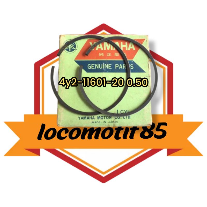 Ring Piston ring Seher RXK RX King rx135 oversize OS 50 Ori Japan