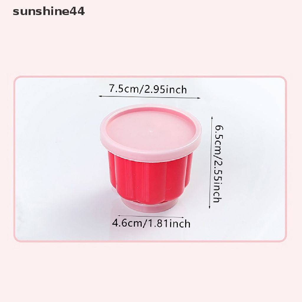 Sunshine 1PC Cetakan Puding / Jelly / Cokelat / Kue Bahan Plastik Reusable